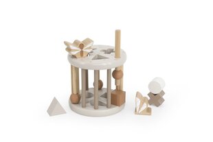 Apvalus medinis rūšiuoklis su kaladėlėmis kaina ir informacija | Žaislai kūdikiams | pigu.lt
