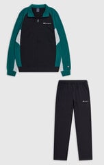Champion vyriškas sportinio kostiumo komplektas, juoda-jūros žalia цена и информация | Мужская спортивная одежда | pigu.lt