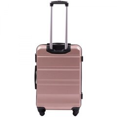 Vidutinis lagaminas Wings, M, rožinis kaina ir informacija | Lagaminai, kelioniniai krepšiai | pigu.lt