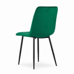 4-ių kėdžių komplektas, žalias kaina ir informacija | Virtuvės ir valgomojo kėdės | pigu.lt
