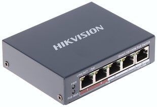 КОММУТАТОР POE DS-3E1105P-EI 4-ПОРТОВЫЙ Hikvision цена и информация | Коммутаторы (Switch) | pigu.lt