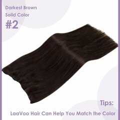 Prisegami plaukai LaaVoo, 35 cm kaina ir informacija | Plaukų aksesuarai | pigu.lt