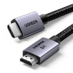 Ugreen HDMI 2.1, 1 m цена и информация | Кабели и провода | pigu.lt