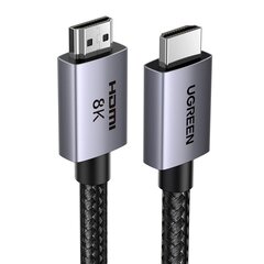 Ugreen HDMI 2.1, 1 m цена и информация | Кабели и провода | pigu.lt