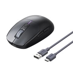 Ugreen MU103 Bluetooth 5.0 computer mouse | 2.4GHz USB receiver - black цена и информация | Мыши | pigu.lt