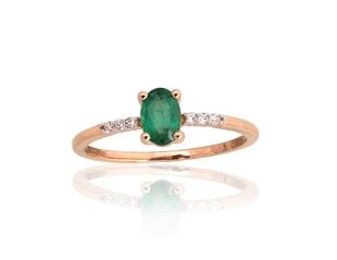 Auksinis žiedas su deimantais moterims Diamond Sky „Grace XIII“ DS01G632 kaina ir informacija | Žiedai | pigu.lt