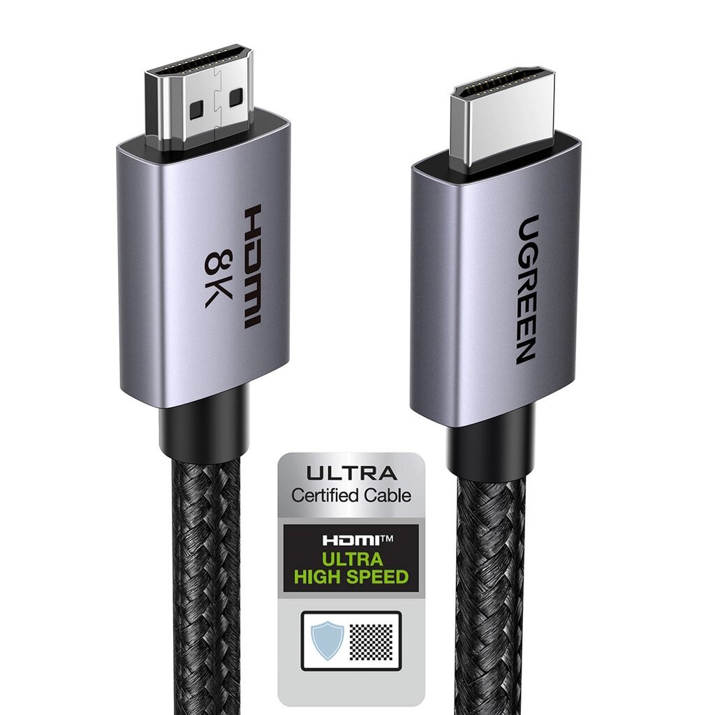 Ugreen HDMI 2.1, 2 m kaina ir informacija | Kabeliai ir laidai | pigu.lt