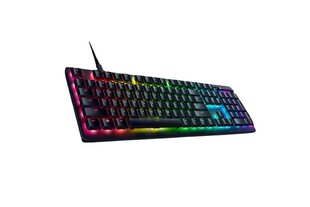 Проводная игровая клавиатура Razer DeathStalker V2, RGB, светодиодная, USB, DE, линейный оптический красный переключатель, черный цена и информация | Клавиатуры | pigu.lt