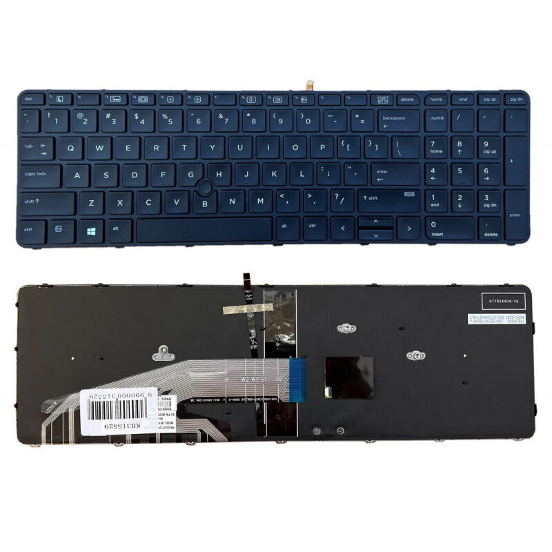 HP Probook 650 G2/ G3, 655 G2/ G3 kaina ir informacija | Klaviatūros | pigu.lt