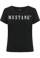 Mustang marškinėliai moterims 4058823667234, juodi kaina ir informacija | Marškinėliai moterims | pigu.lt