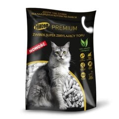 Слипающийся наполнитель для кошек Hilton Tofu 2.5 кг цена и информация | Наполнитель для кошек | pigu.lt