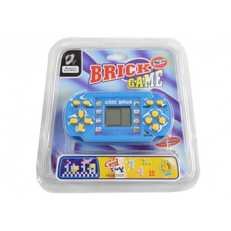 Elektroninis žaidimas Tetris Lean Toys, mėlynas kaina ir informacija | Stalo žaidimai, galvosūkiai | pigu.lt