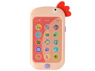 Edukacinis vaikiškas išmanusis telefonas Pink Chicken Lean Toys цена и информация | Развивающие игрушки | pigu.lt
