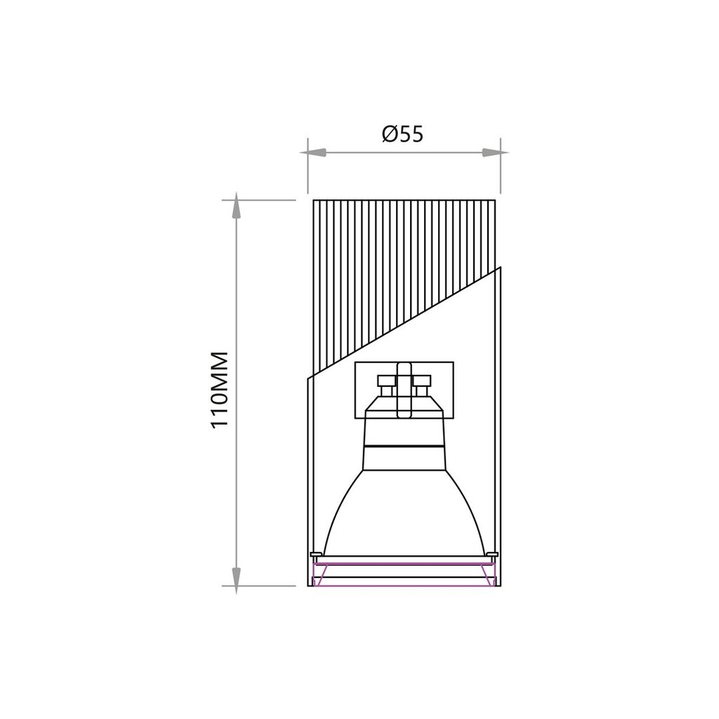 Eko-light lubinis šviestuvas kaina ir informacija | Lubiniai šviestuvai | pigu.lt