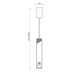 подвесной светильник, 1xgu10 цена и информация | Люстры | pigu.lt