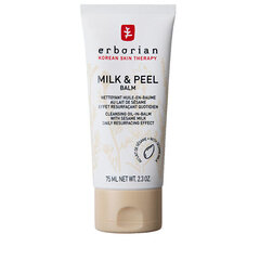 Makiažo valiklis Erborian Milk & Peel Cleansing Oil-In-Balm With Sesame Milk, 75 ml kaina ir informacija | Veido prausikliai, valikliai | pigu.lt