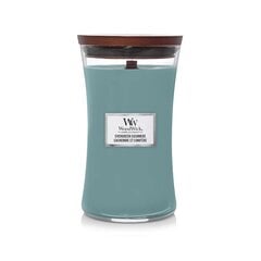 WoodWick Kvapiosios žvakės vazelė Evergreen Cashmere 609,5 g цена и информация | Подсвечники, свечи | pigu.lt