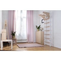 Gimnastikos kopėčios BenchK 210, 67x2,30cm, baltos kaina ir informacija | Gimnastikos sienelės | pigu.lt