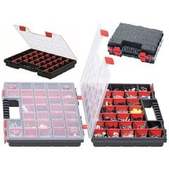 двойной ящик-органайзер, 64 отделения, kistenberg цена и информация | Ящики для инструментов, держатели | pigu.lt
