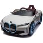 Vienvietis vaikiškas elektromobilis BMW i4, baltas kaina ir informacija | Elektromobiliai vaikams | pigu.lt