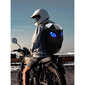 Kieta, vandeniui atspari kuprinė motociklistams, su LED kaina ir informacija | Moto reikmenys | pigu.lt