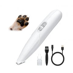 Mini elektrinė šunų pėdų plaukelių šalinimo mašinėlė su UV šviesa Kerbl kaina ir informacija | Priežiūros priemonės gyvūnams | pigu.lt