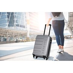 3 skirtingų dydžių lagaminų rinkinys Slazenger, pilkas kaina ir informacija | Lagaminai, kelioniniai krepšiai | pigu.lt