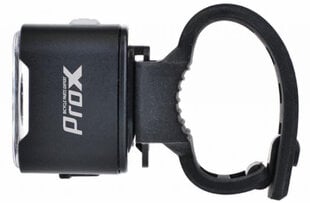 Priekinis žibintas ProX Ara II COB-XPE, juodas kaina ir informacija | Žibintai ir atšvaitai dviračiams | pigu.lt