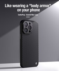 Nillkin CarboProp Aramid Magnetic Case for Apple iPhone 13 Pro Black цена и информация | Чехлы для телефонов | pigu.lt