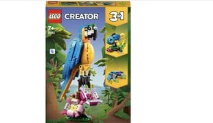 31136 Экзотический попугай LEGO® Creator 3 в 1 цена и информация | Конструкторы и кубики | pigu.lt