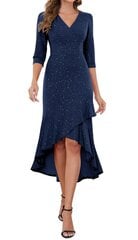 Suknelė moterims BeryLove, mėlyna kaina ir informacija | Suknelės | pigu.lt