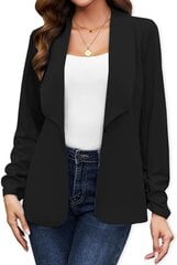 Пиджак женский Mavis Laven, черный цена и информация | Женские пиджаки | pigu.lt