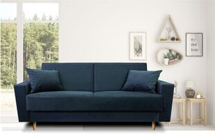 Диван-кровать Marta Fancy 79, синий цвет цена и информация | Диваны | pigu.lt