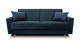 Диван-кровать Marta Fancy 79, синий цвет цена и информация | Диваны | pigu.lt