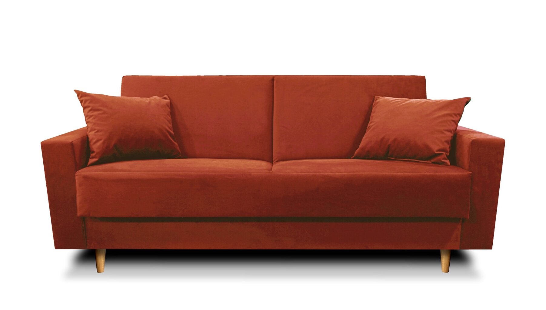 Sofa-lova Marta Fancy 56, raudona kaina ir informacija | Sofos | pigu.lt