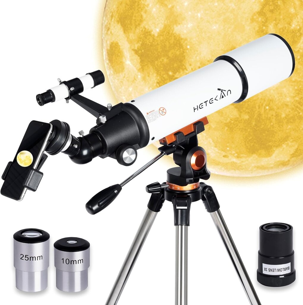 Hetekan refraktorinis teleskopas kaina ir informacija | Teleskopai ir mikroskopai | pigu.lt