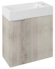 Шкафчик под умывальник Latus IV, белый цена и информация | Шкафчики для ванной | pigu.lt