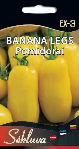 Valgomieji pomidorai Banana Legs цена и информация | Daržovių, uogų sėklos | pigu.lt