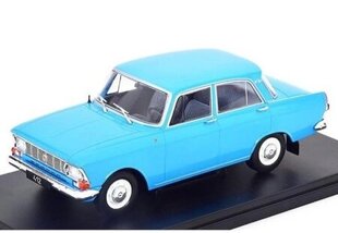 Moskwitsch 412 1970 Light blue 1:24 Whitebox WB124196 kaina ir informacija | Kolekciniai modeliukai | pigu.lt