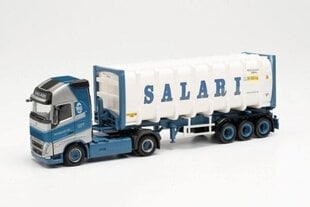 Volvo FH Gl. 2020 30-ft.-Bulkcontainer-Sattelzug Salari 314718 HERPA 1:87 цена и информация | Коллекционные модели автомобилей | pigu.lt