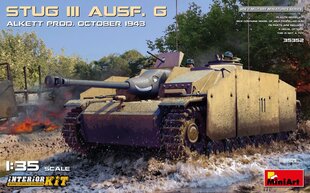 Klijuojamas modelis MiniArt 35352 StuG III Ausf. G October 1943 Alkett Prod. Interior Kit 1/35 цена и информация | Склеиваемые модели | pigu.lt