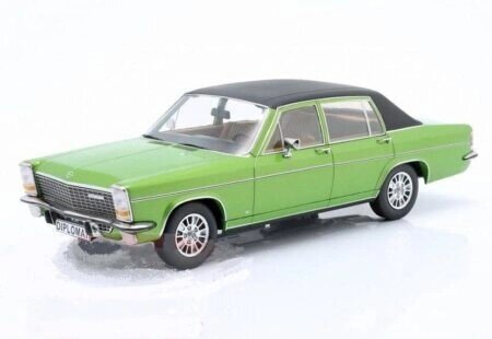 Opel Diplomat B 1972 Green Metallic/Matt Black 1:18 MCG MCG18337 kaina ir informacija | Kolekciniai modeliukai | pigu.lt