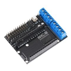 „L293D“ variklio valdiklis ESP8266 „WiFi ESP12E LUA“ - juoda цена и информация | Контроллеры | pigu.lt