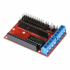 L293D variklio valdiklis, skirtas ESP8266 „WiFi ESP12E LUA“ - raudona цена и информация | Контроллеры | pigu.lt