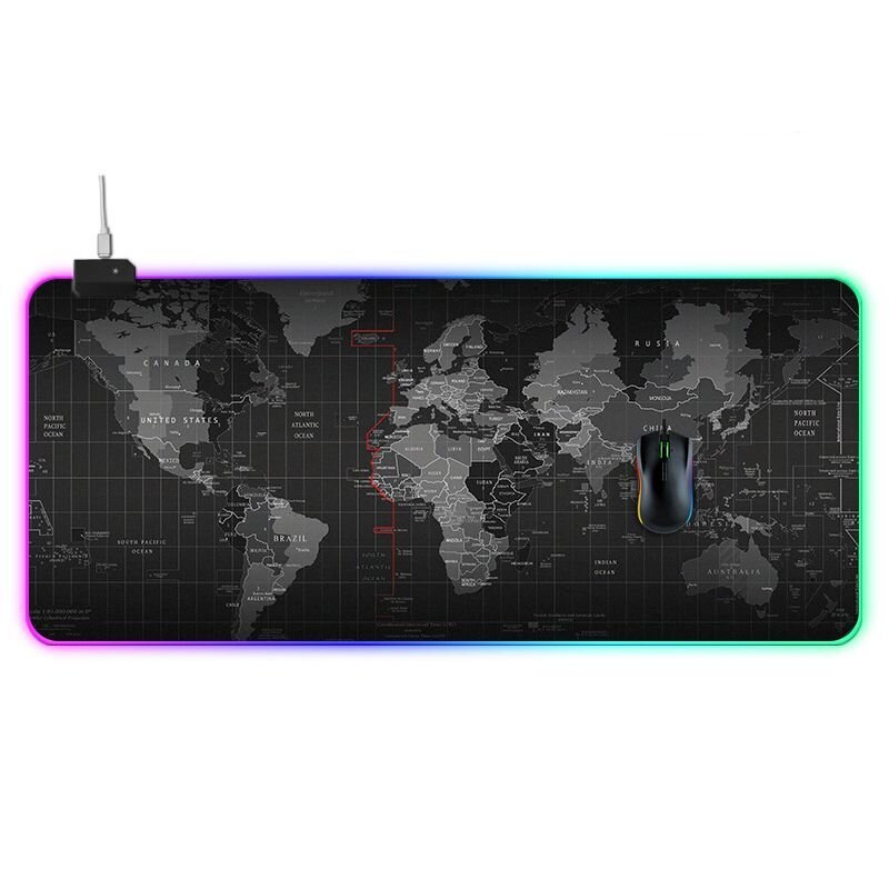 World Map RGB LED kaina ir informacija | Pelės | pigu.lt
