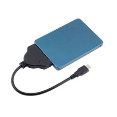 USB-C 3.1 SATA 22 PIN HDD SSD adapteris kaina ir informacija | Adapteriai, USB šakotuvai | pigu.lt