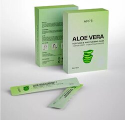 Drėkinanti veido kaukė Appti Aloe Vera, su alaviju, 12 vnt., 15 g kaina ir informacija | Veido kaukės, paakių kaukės | pigu.lt