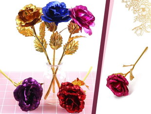 Стабилизированная вечная роза в коробке, фиолетовая. цена и информация | Спящие стабилизированные розы, растения | pigu.lt