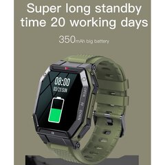 Умные водонепроницаемые военные часы цена и информация | Смарт-часы (smartwatch) | pigu.lt