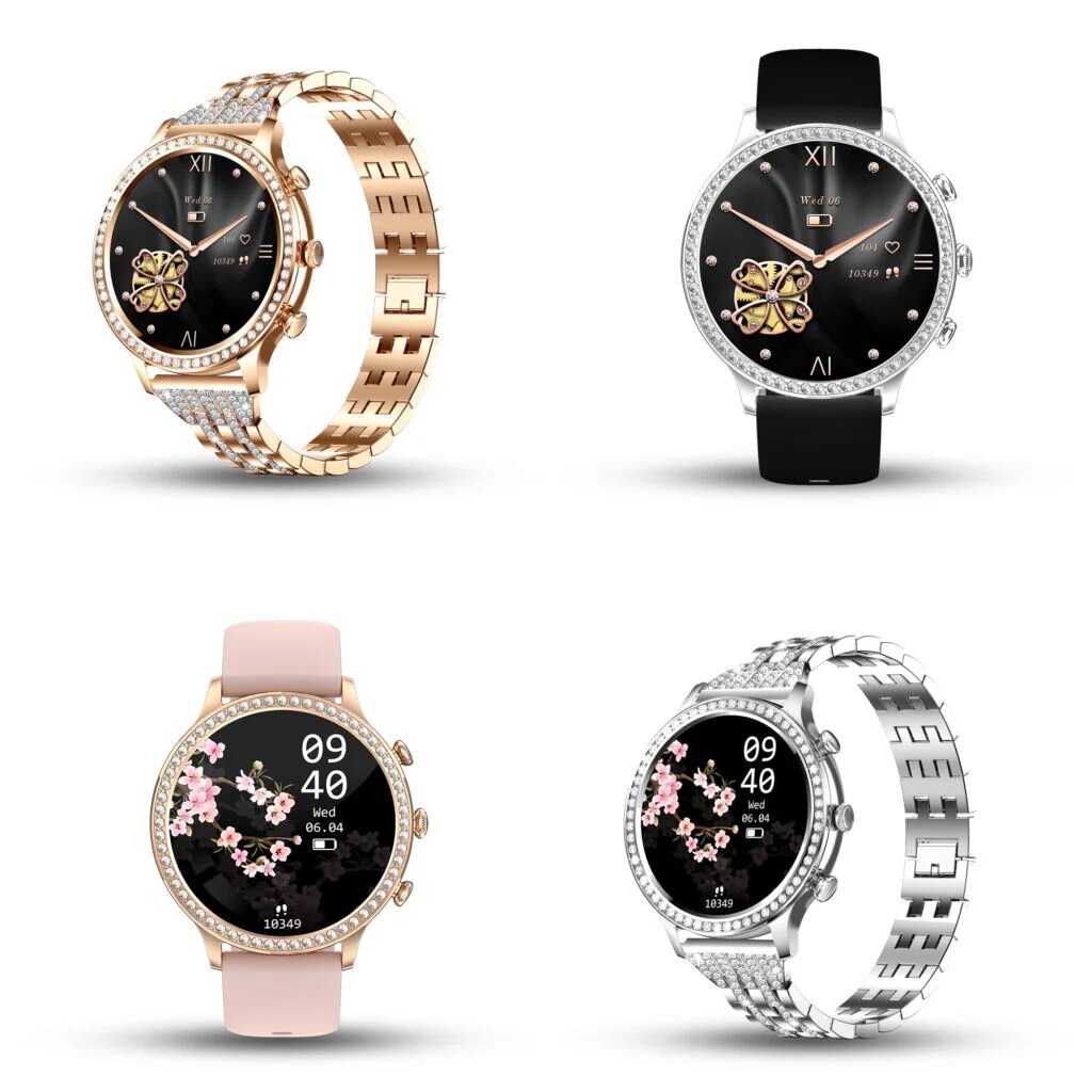 Manta Diamond Lusso Gold kaina ir informacija | Išmanieji laikrodžiai (smartwatch) | pigu.lt